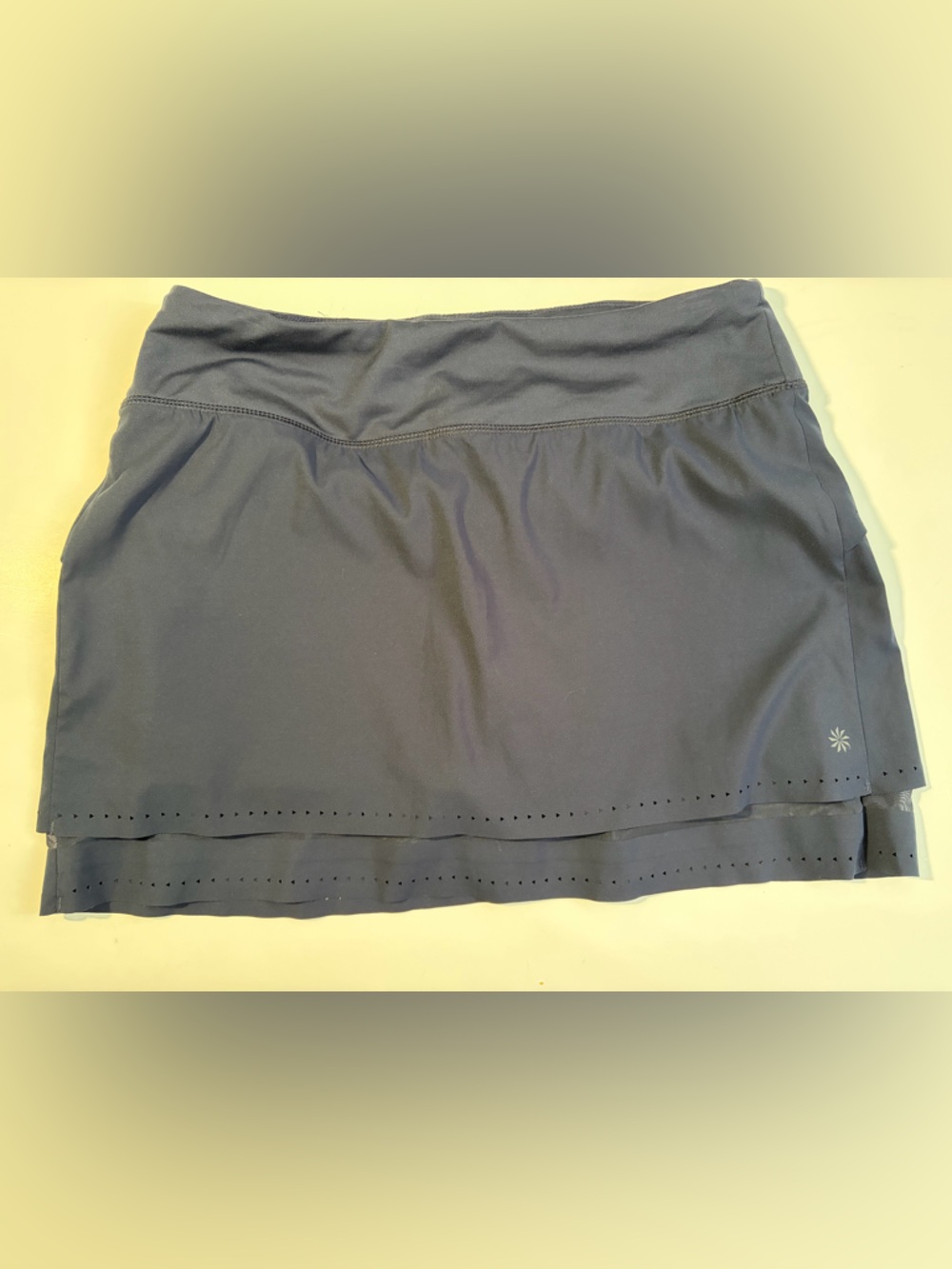 Athleta Blue Skort Size Small Running Tennis Skirt Built-In Shorts